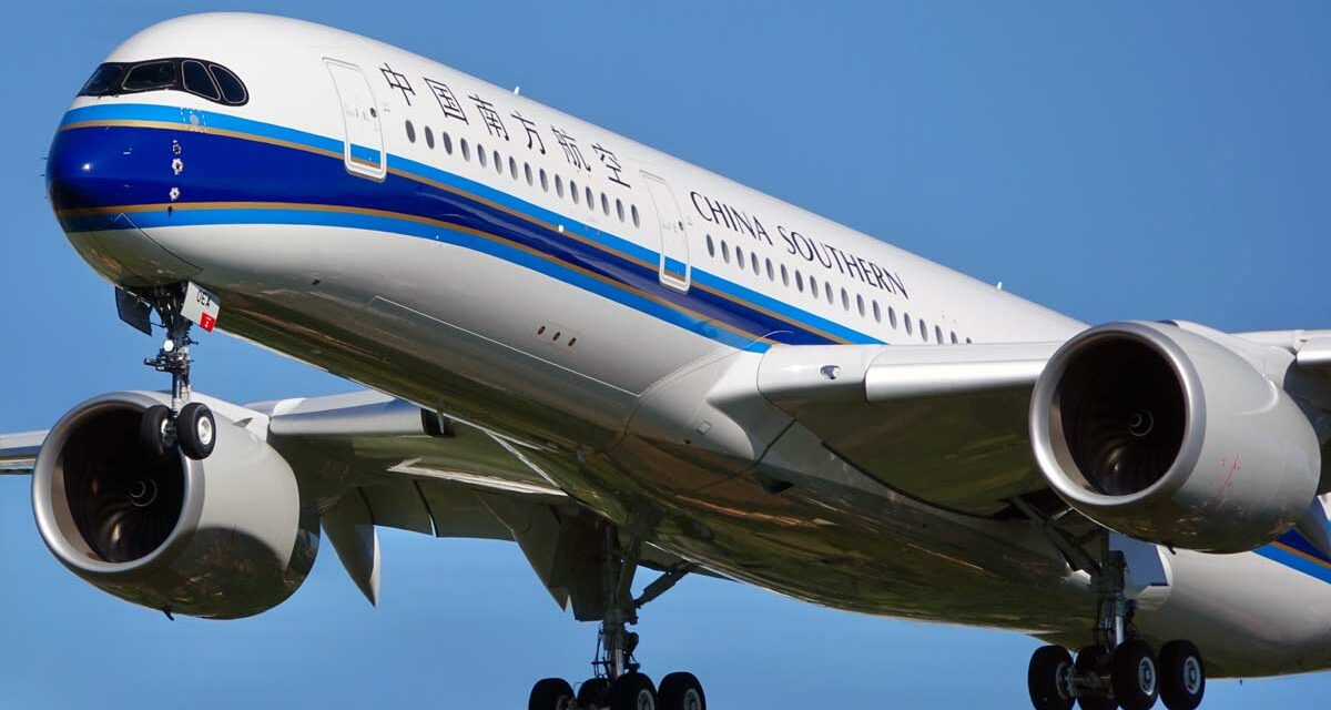 CHINA SOUTHERN: Airline returns to Adelaide 12 December 2024