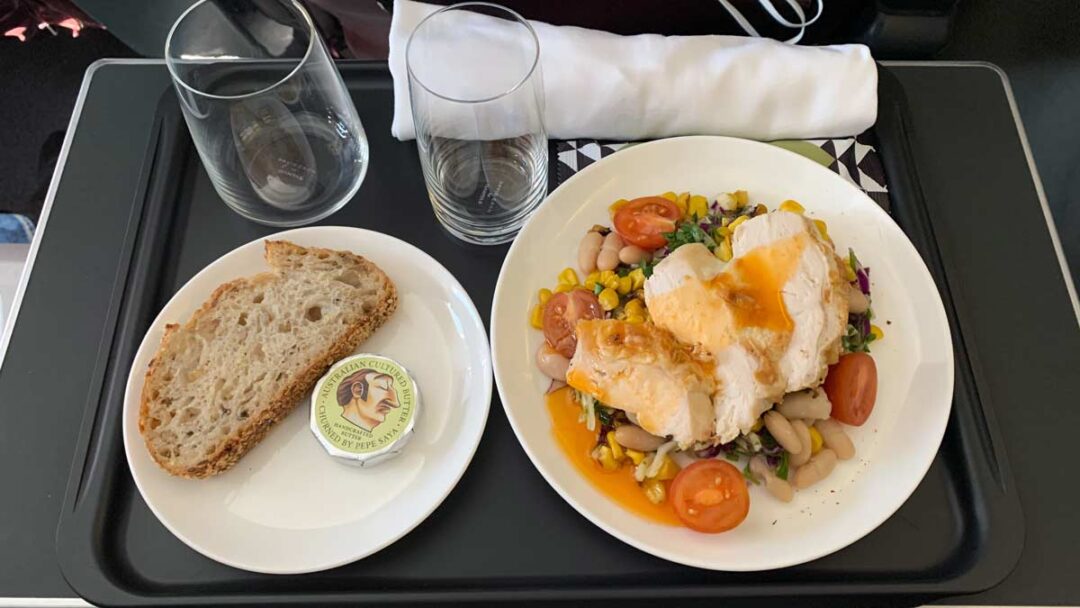 QANTAS: What I ate in Business Class on planes and lounges in 2023 so ...