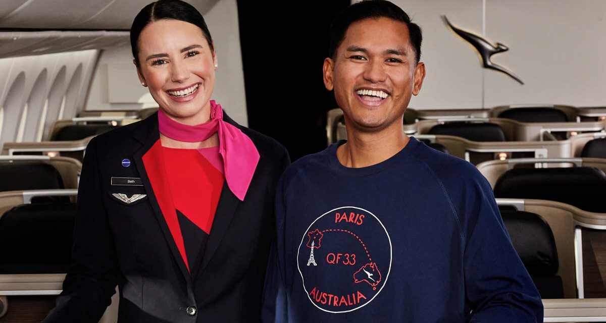 QANTAS: Special PJs, meals and amenity kits for new Paris route