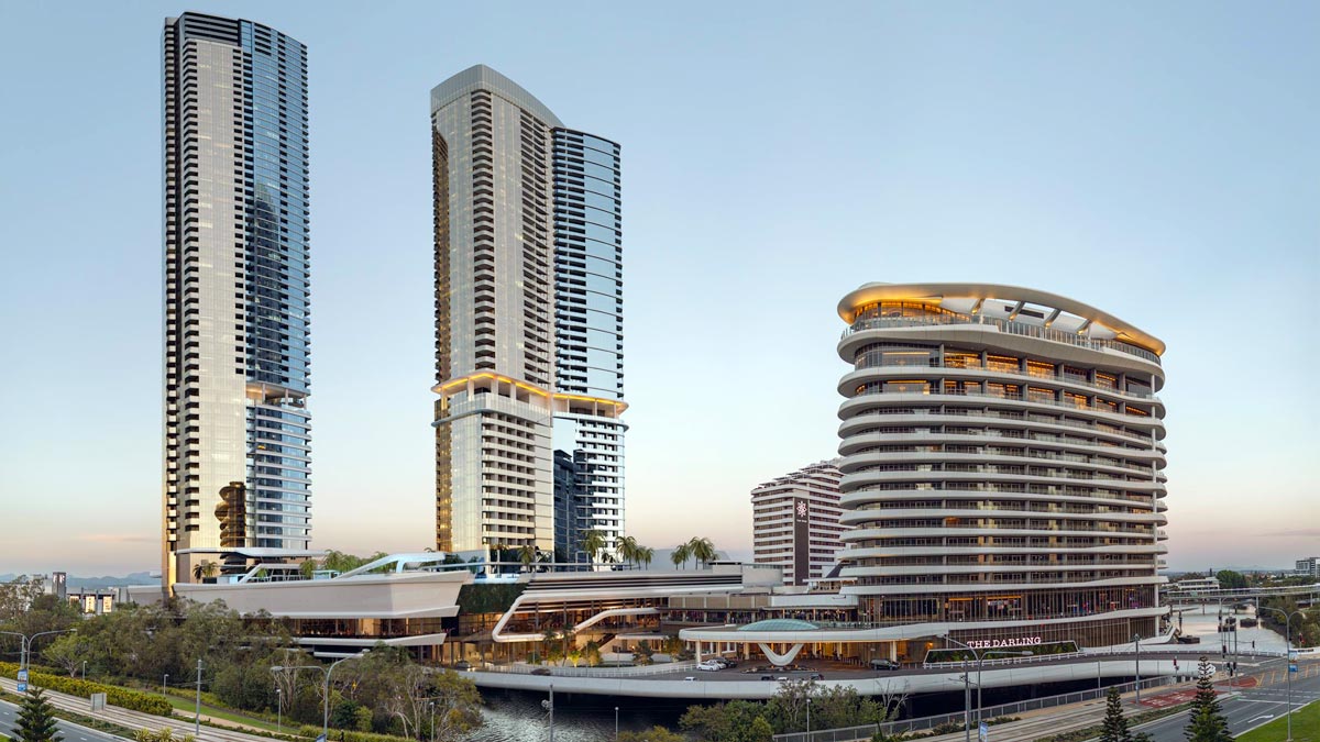 a group of tall buildings