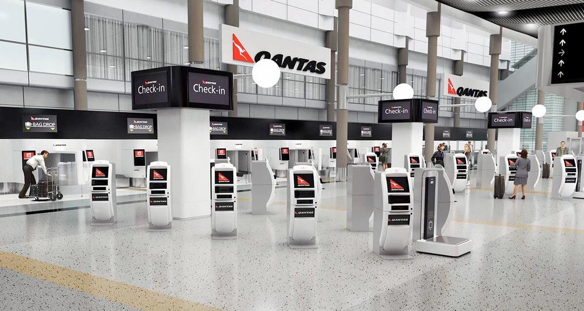 QANTAS: Hello check-in machine, can I charm you into an upgrade?