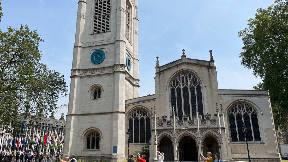 a large stone building with a clock tower