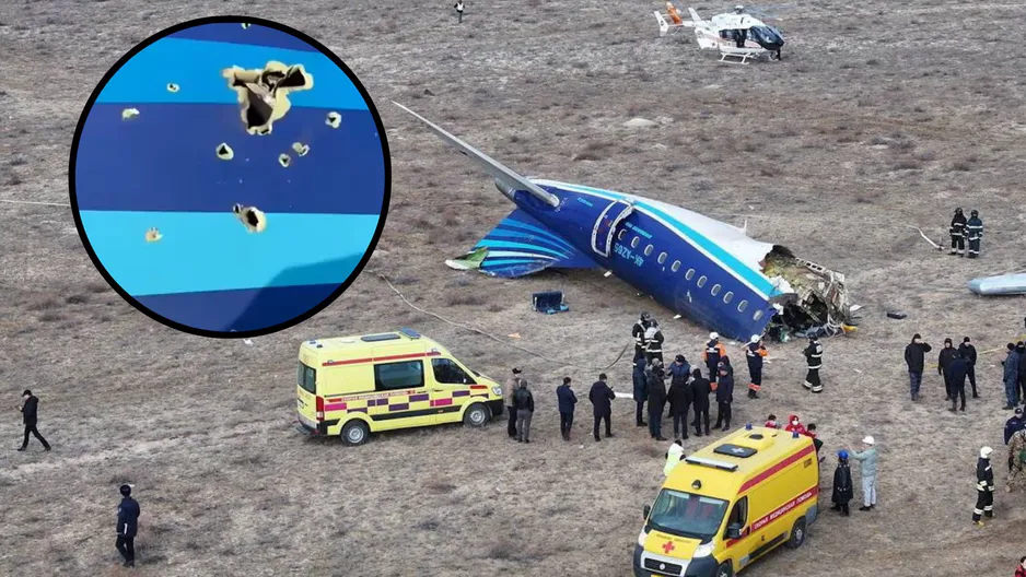 AZERBAIJAN AIRLINES: Crash Claims 38 Lives. Russian air-defence missile suspected