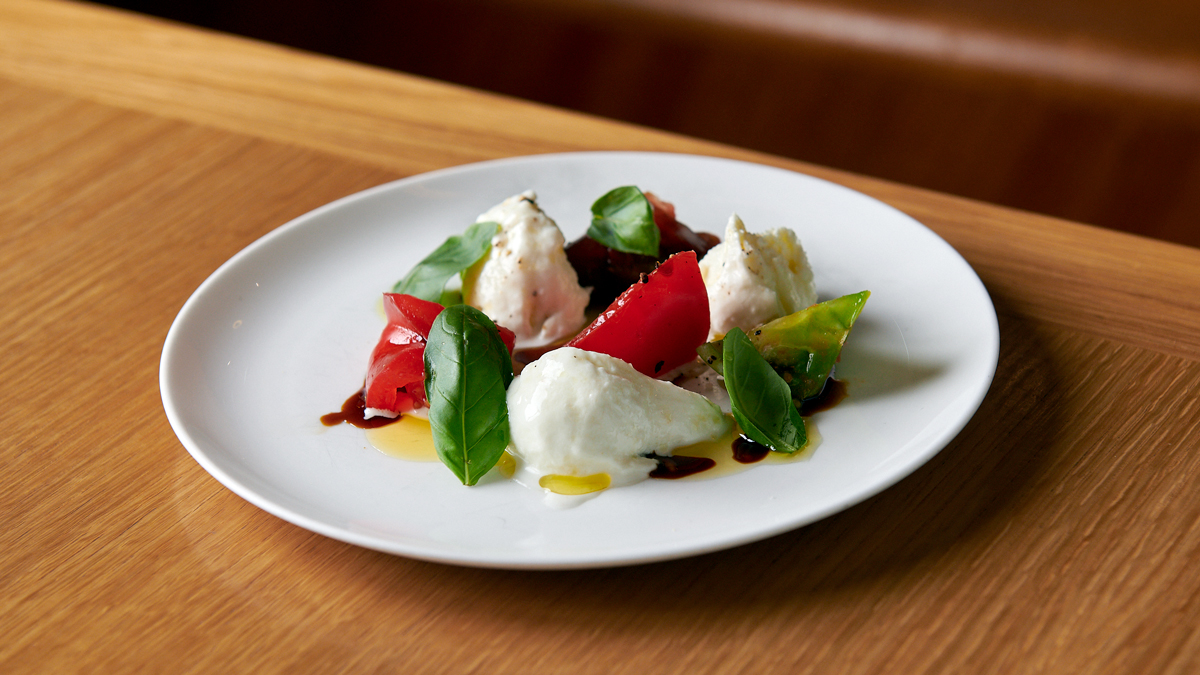 a plate of food on a table